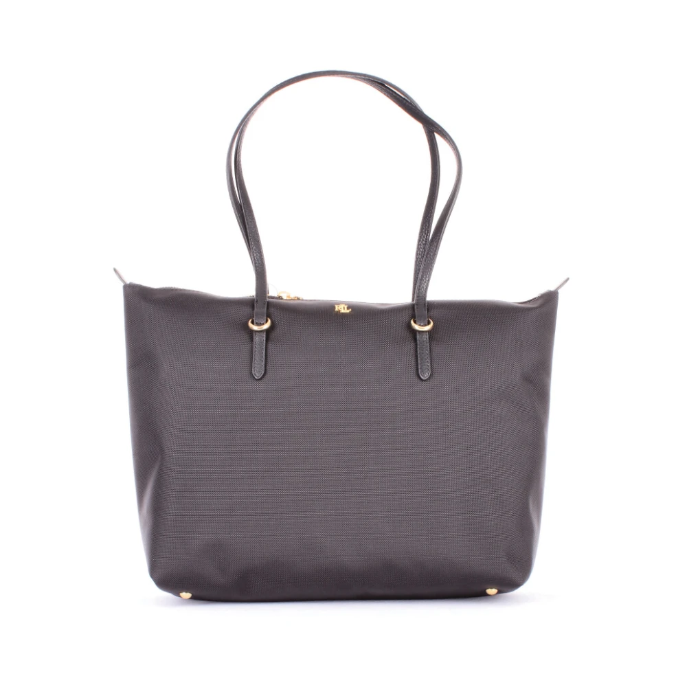 Ralph Lauren Donna Nero Keaton Medium Tote