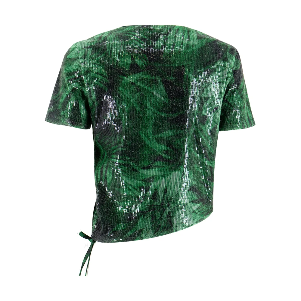 Ermanno Scervino Paillet Reversjasje Green Dames