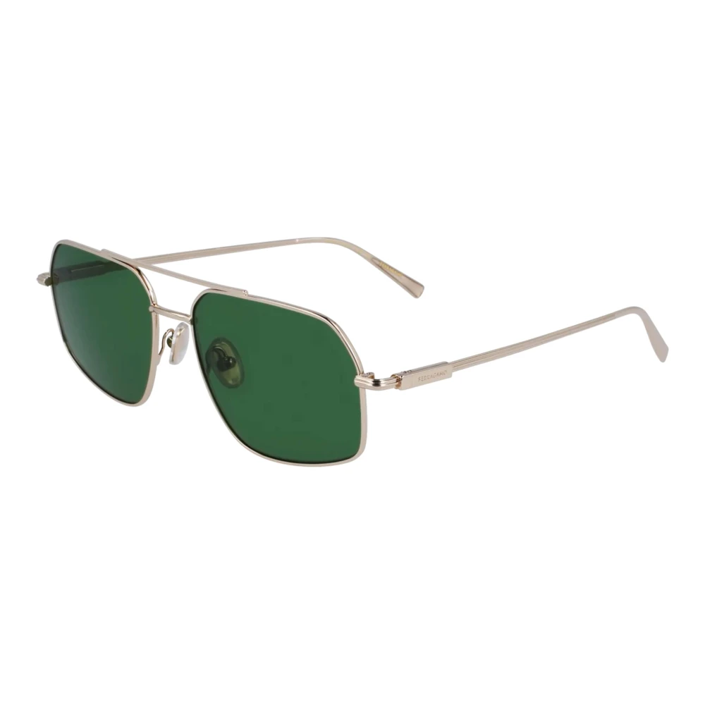 Ferragamo Unisex Gray Aviator Sunglasses - Sunglasses - 58 Mm - Accessories