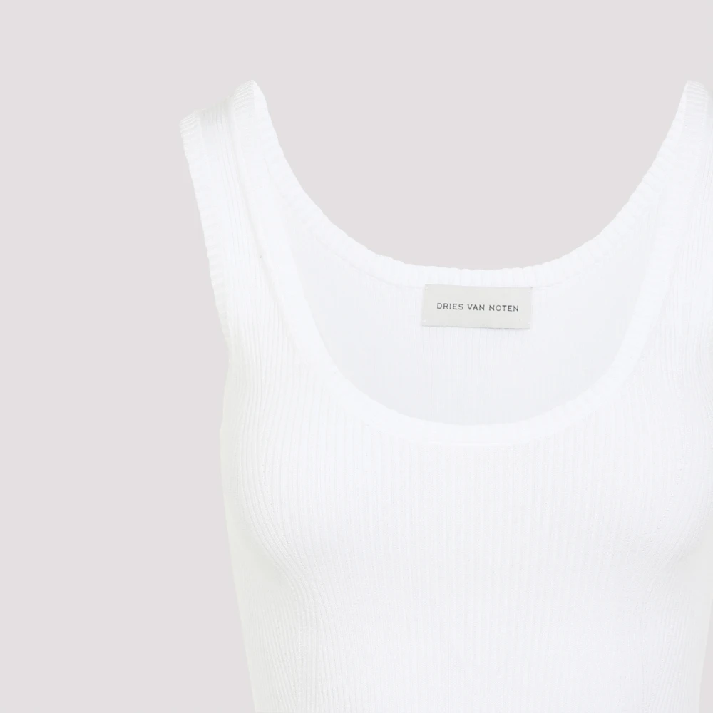Dries Van Noten Topaz Top Stijlvol en Trendy Shirt White Dames
