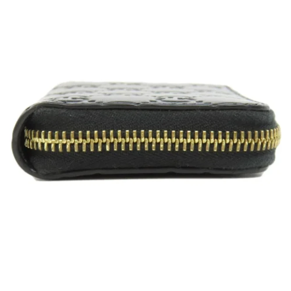 Gucci Vintage Pre-owned Leather home-office Black Dames