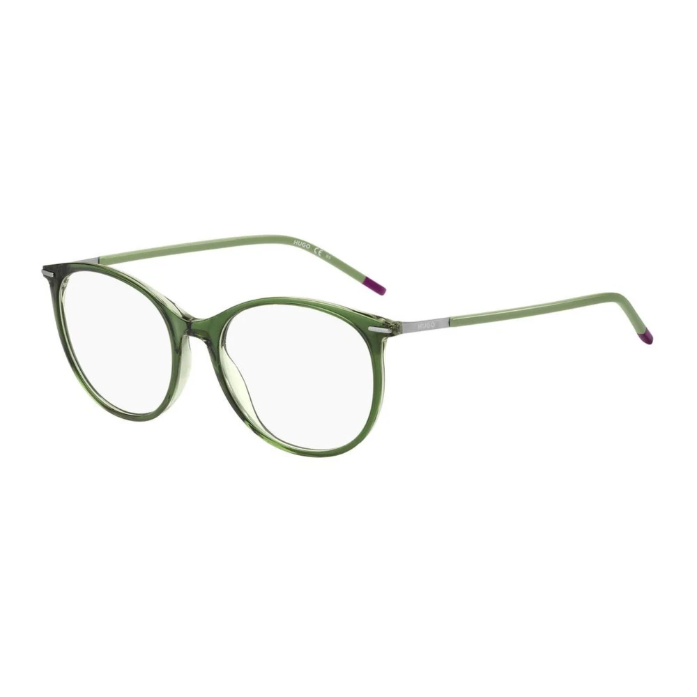Hugo Boss Groene Acetaatframes met Wijzerplaat Green Dames