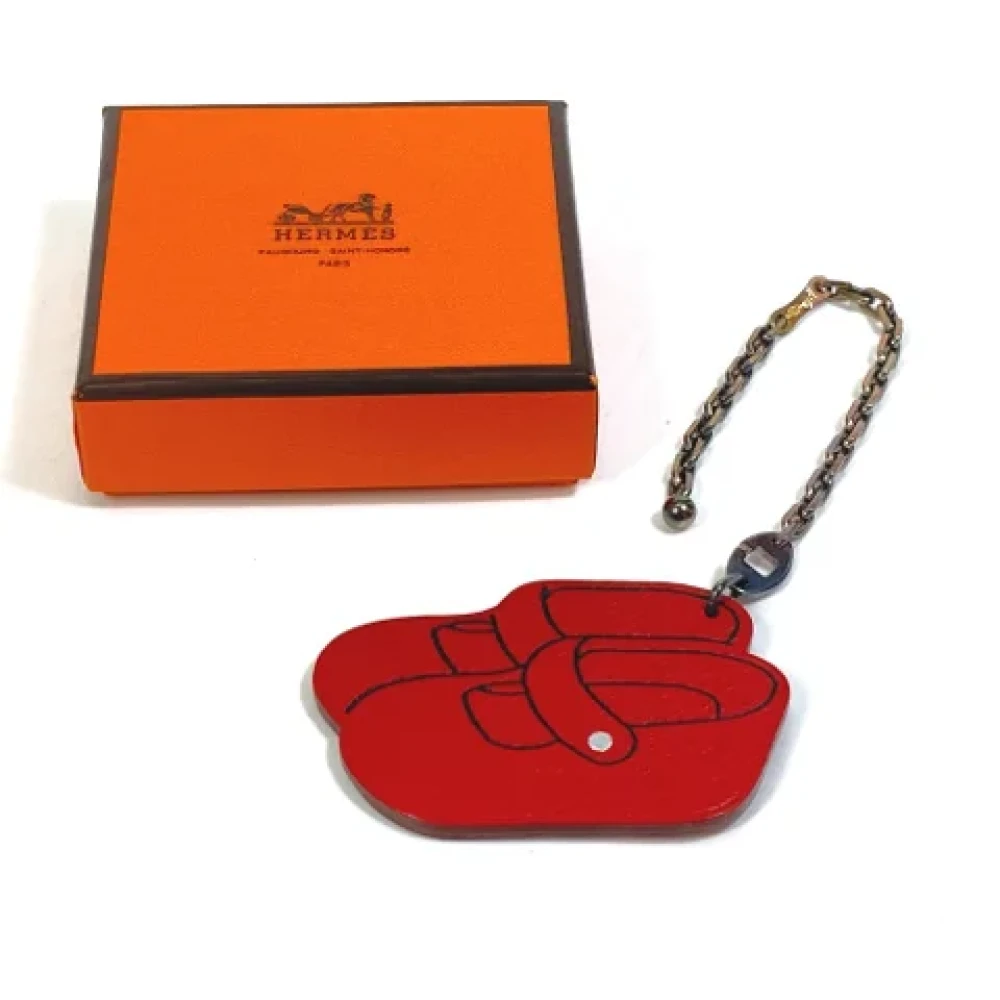 Hermès Vintage Pre-owned Leather key-holders Red Dames