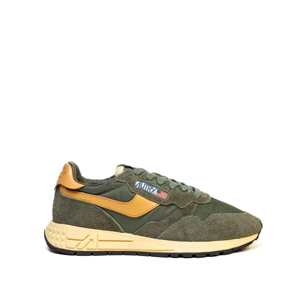 Autry Men's Green Reelwind Low - Sneakers - 11 Uk - Shoes