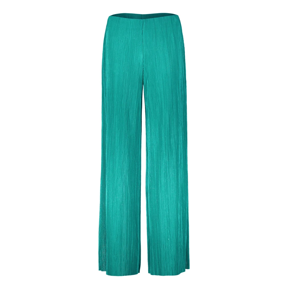 Vera Mont Moderne Fit Broek Rechte Snit Green Dames