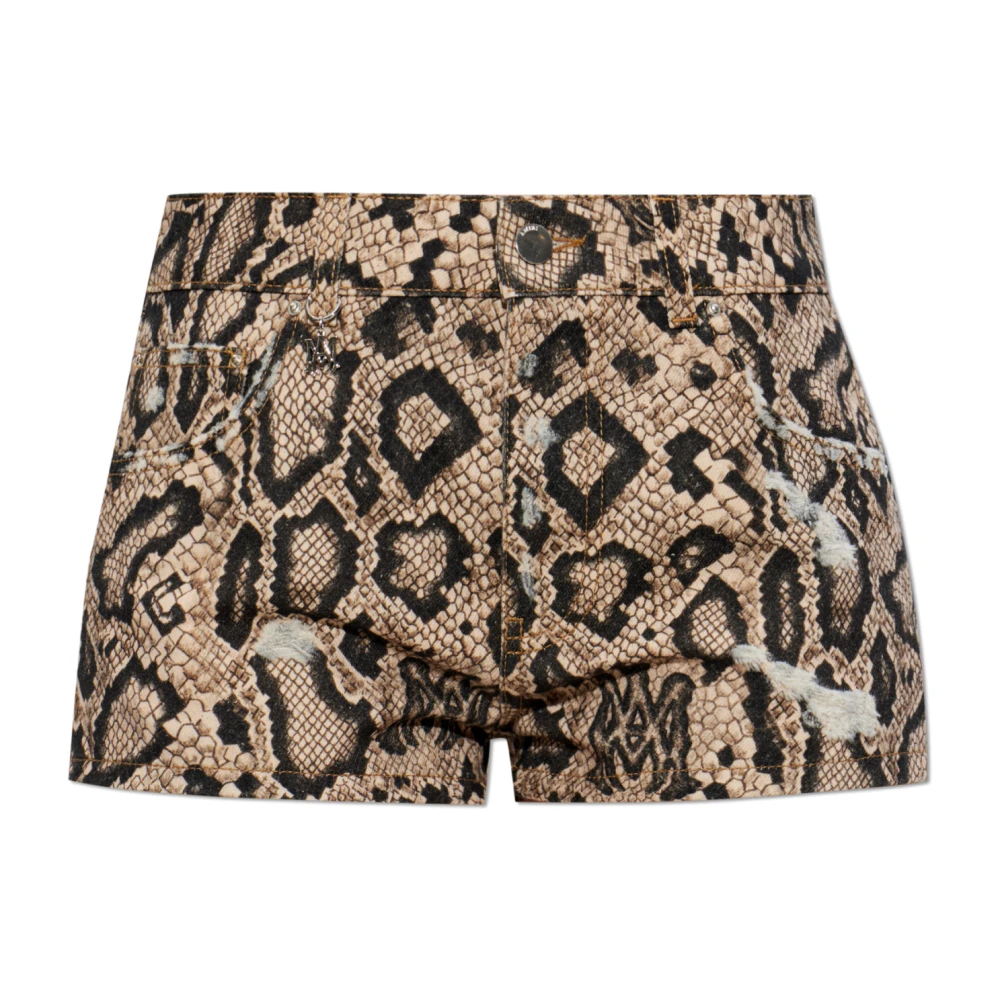Amiri Donna Beige Pantaloncini, W26, New,