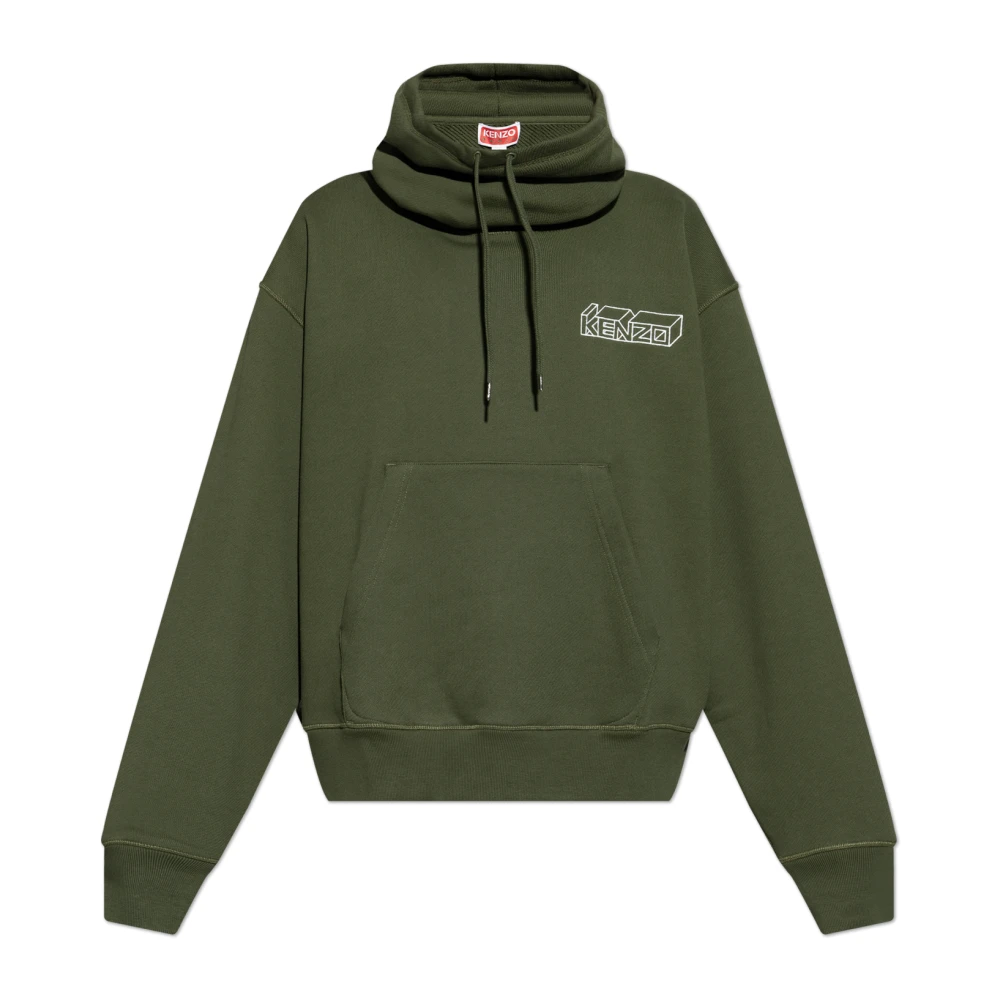 Kenzo Trui met brede kraag Green Heren