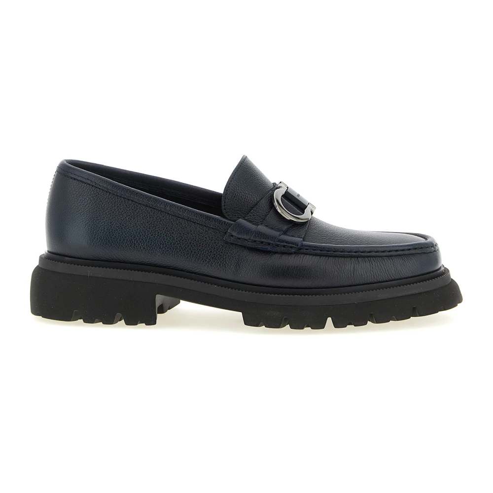 Ferragamo Men's Blue Cocoon Loafer - Loafers - 10 Uk - Shoes