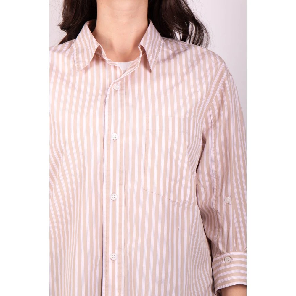 Citizens of Humanity Gestreepte Kayla Blouse in Mesa Stijl Pink Dames