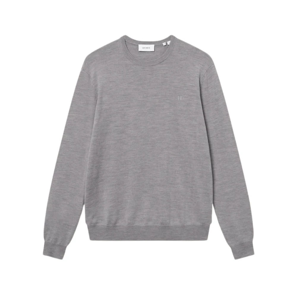 Les Deux Merino Wool Crewneck Sweater Gray Dames