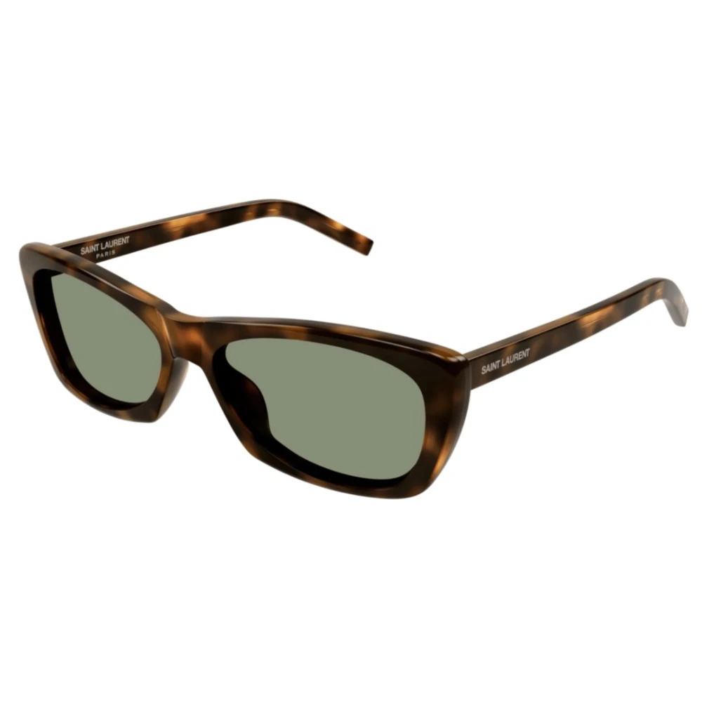 Saint Laurent Unisex Brown Cat-Eye Sunglasses