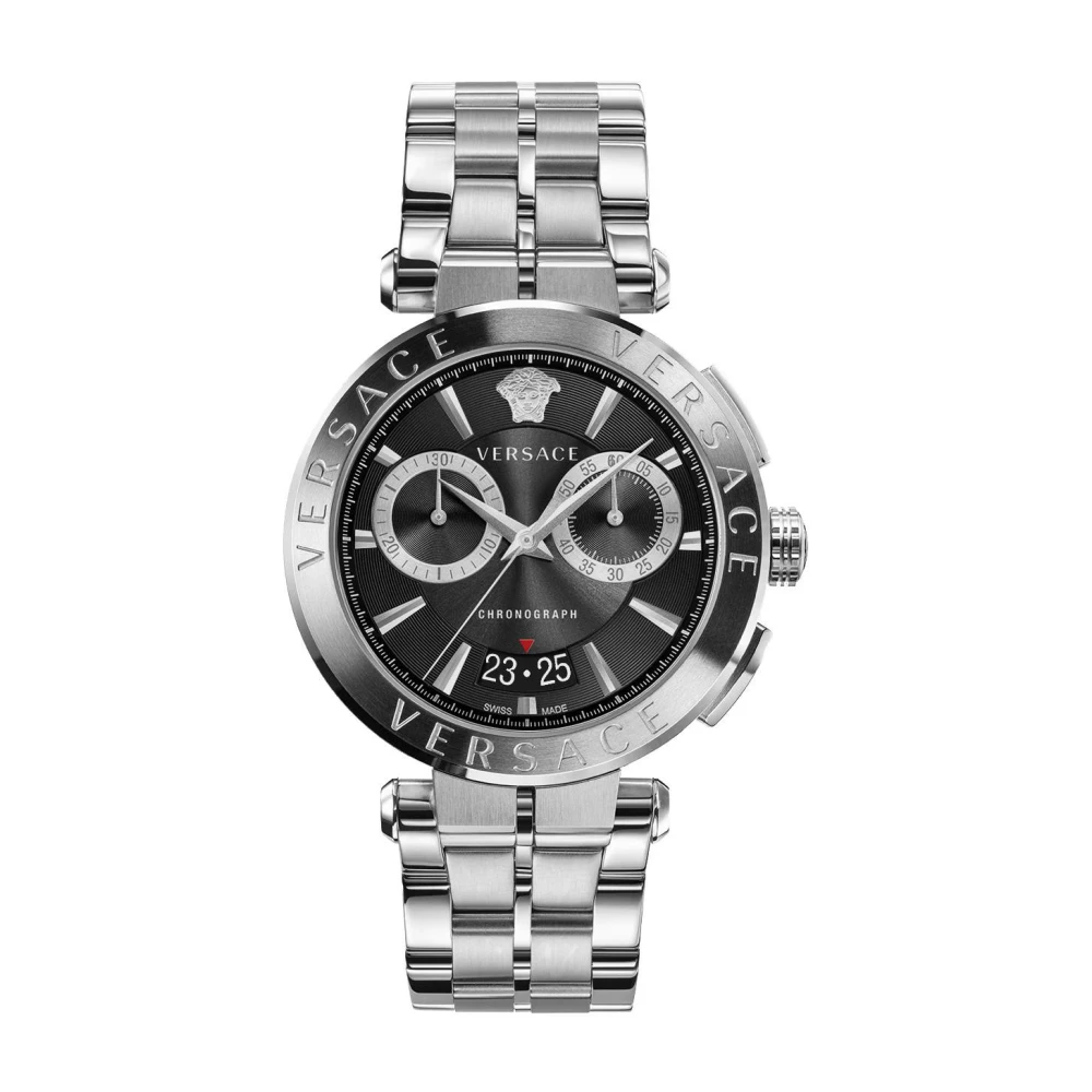 Versace Aion Chronograph Watch - Male - Watches - Gray - One Size - Accessories