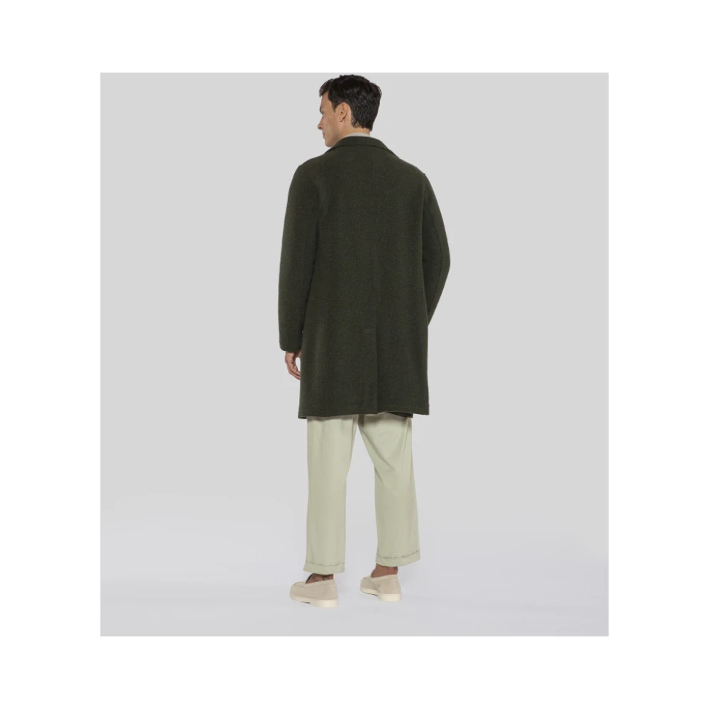 Gimo's Zachte Wol Bouclé Jas Green Heren