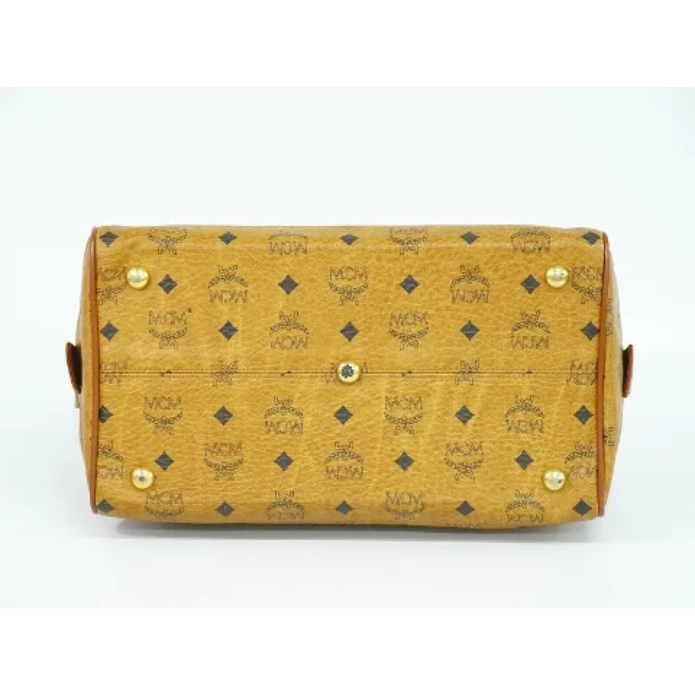 MCM Pre-owned Canvas handbags Brown Dames
