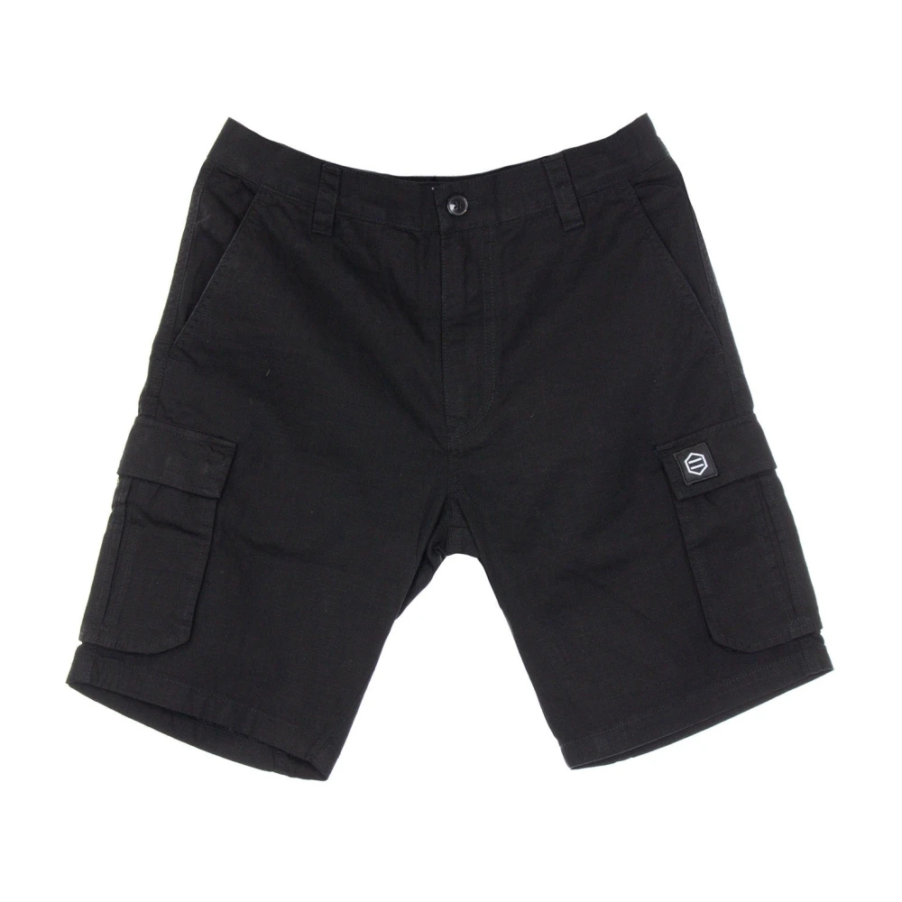 Dolly Noire Zwarte Cargo Broek Ripstop Black Heren