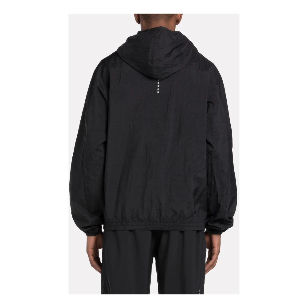 Reebok Geweven wind hardloopjack Black Heren