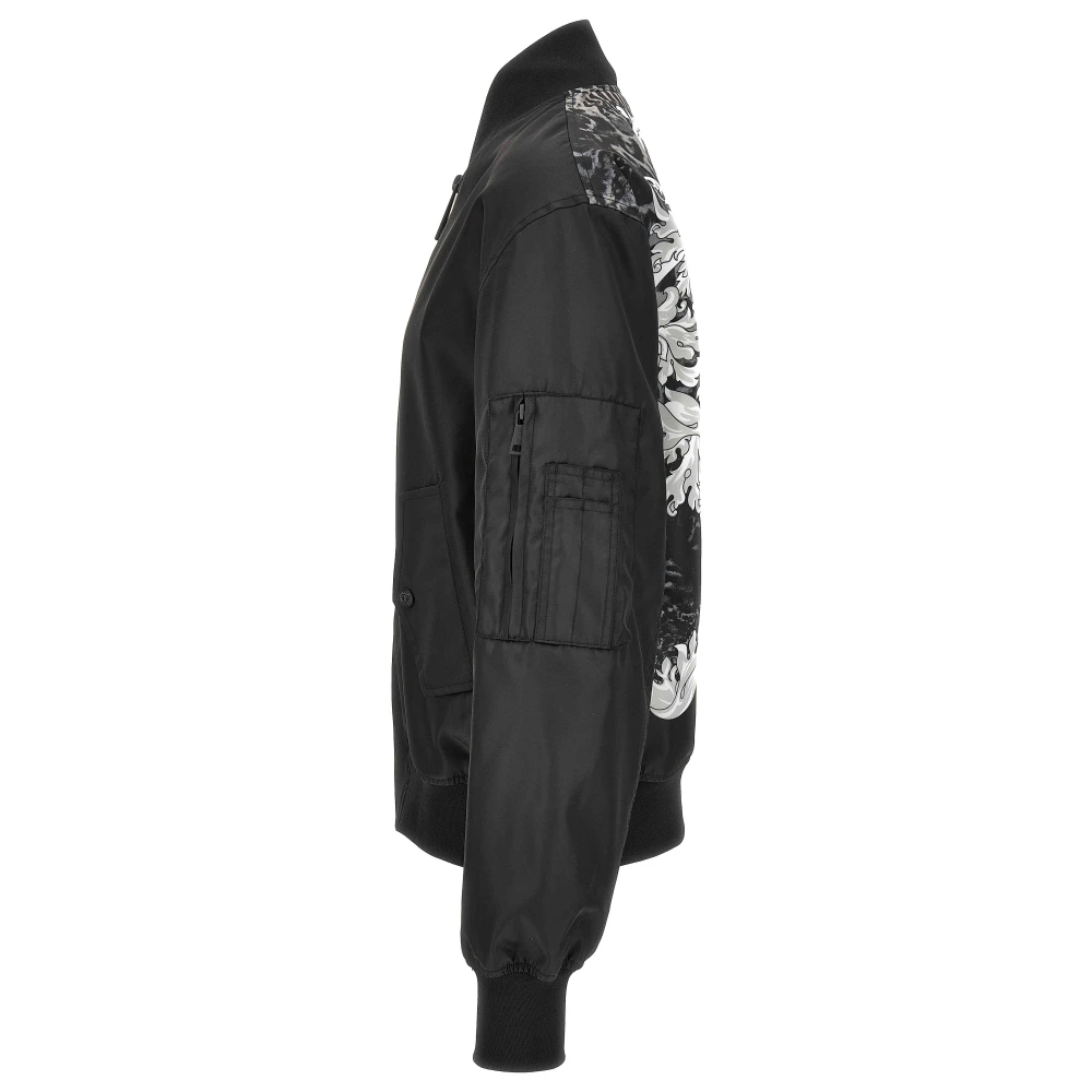 Versace Jeans Couture Stijlvolle Jassen Collectie Black Heren