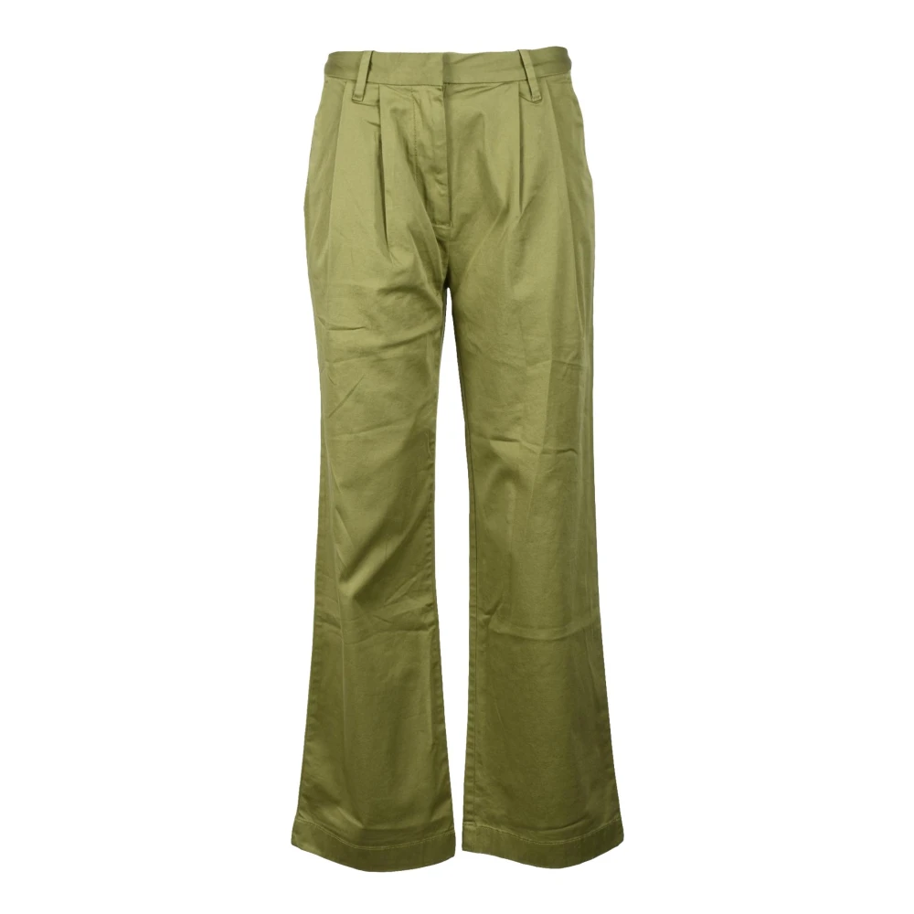 Calvin Klein Jeans Katoen Elastaan Jeans Green Dames