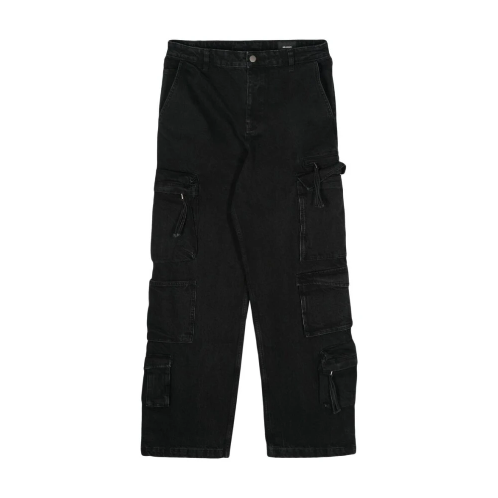 Axel Arigato Svarta Denim Cargo Jeans Black, Herr