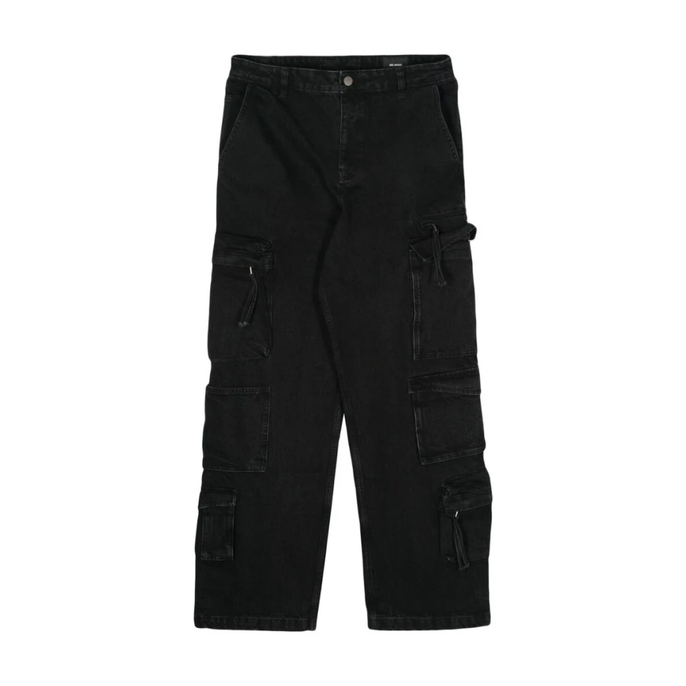 Axel Arigato Zwarte Denim Cargo Jeans Black Heren
