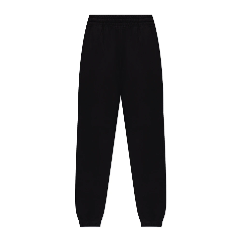 Burberry Katoenen Track-Pants met Elastische Manchetten Black Heren