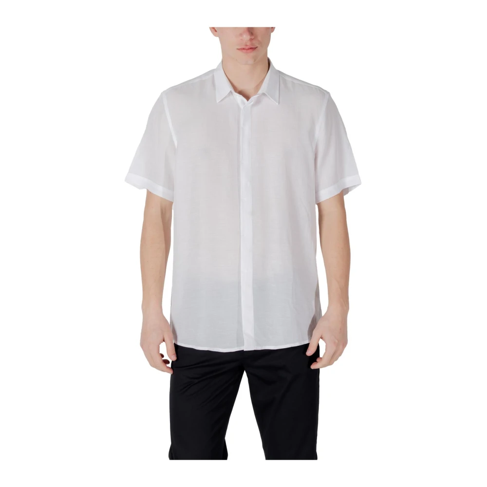Antony Morato Men's White Classic Short Sleeve Shirt
