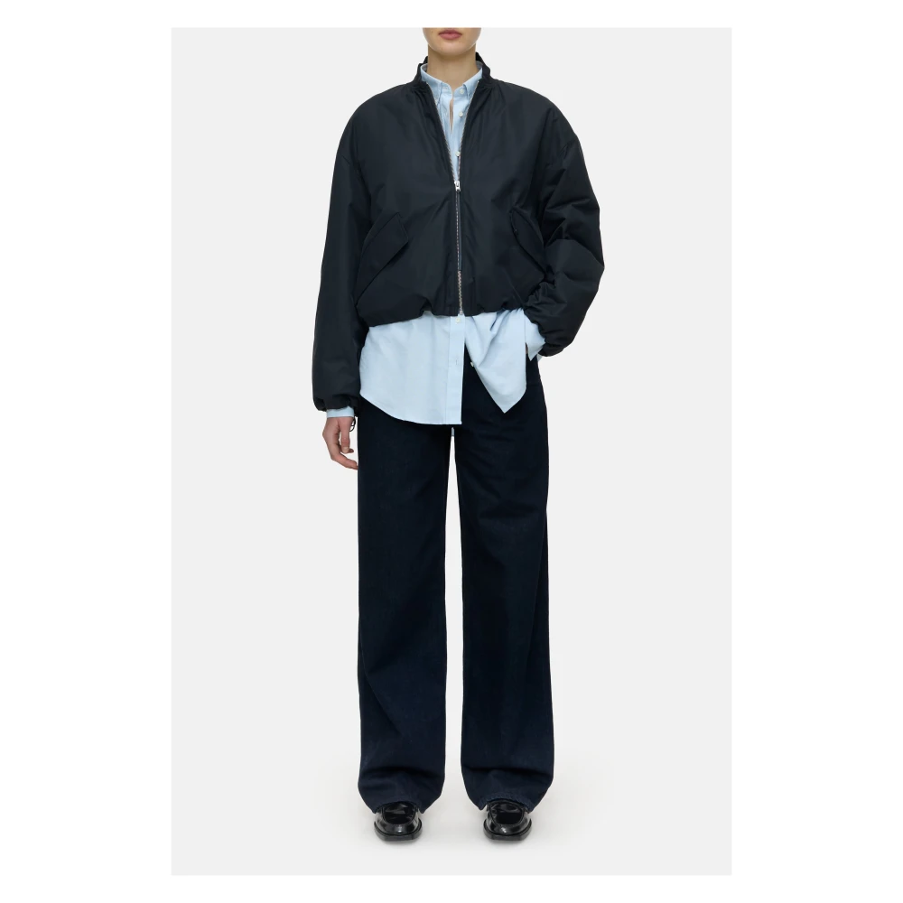closed Blauwe Bomberjack Blue Dames