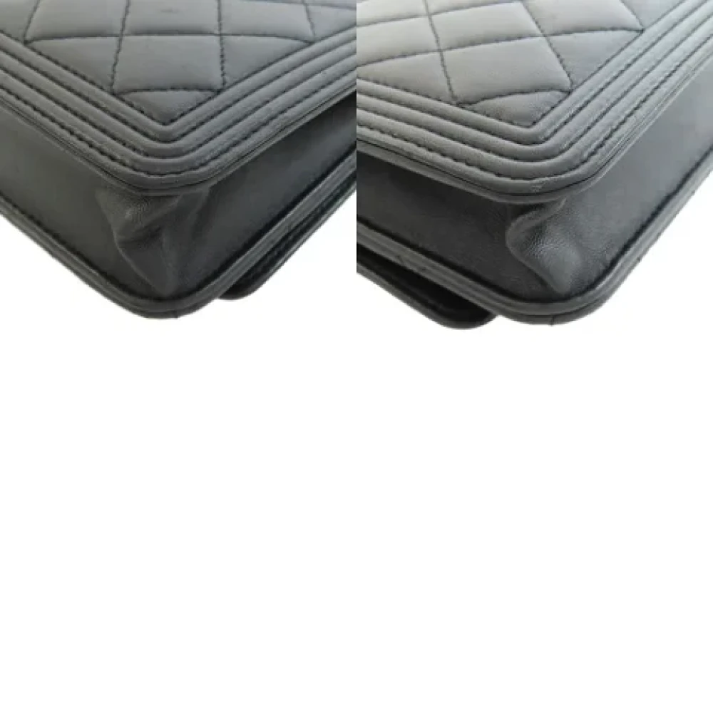 Chanel Vintage Pre-owned Leather chanel-bags Black Dames