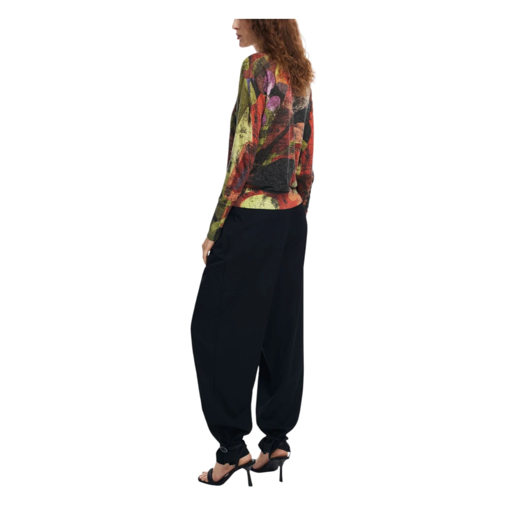 Desigual Camo Petals Trui Herfst Winter Collectie Multicolor Dames