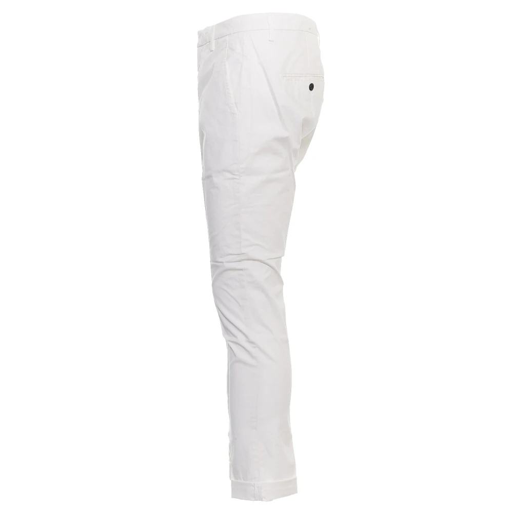 Dondup Trousers White Heren