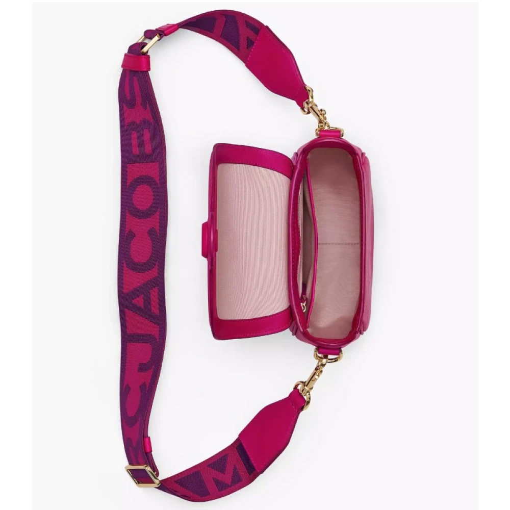 Marc Jacobs Fuchsia Mini Flap Tas Pink Dames