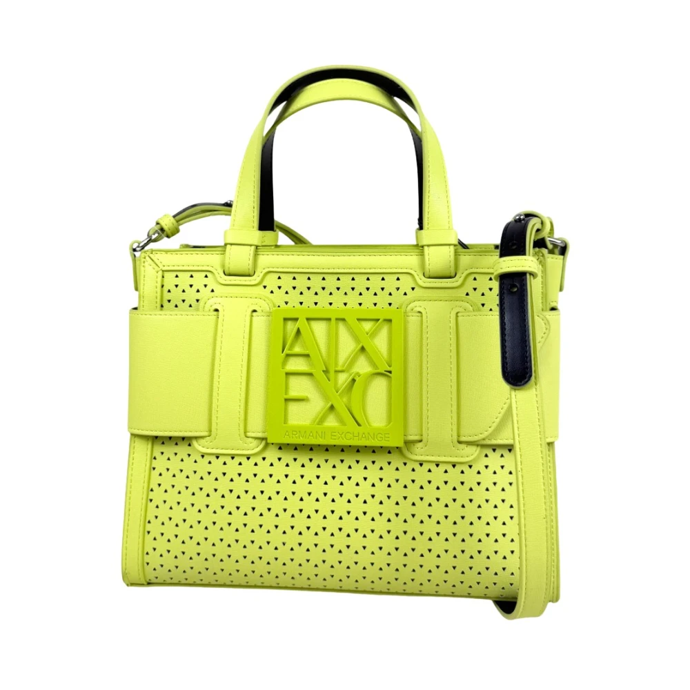 Armani Exchange Donna Giallo Borse, Taglia Unica, New,