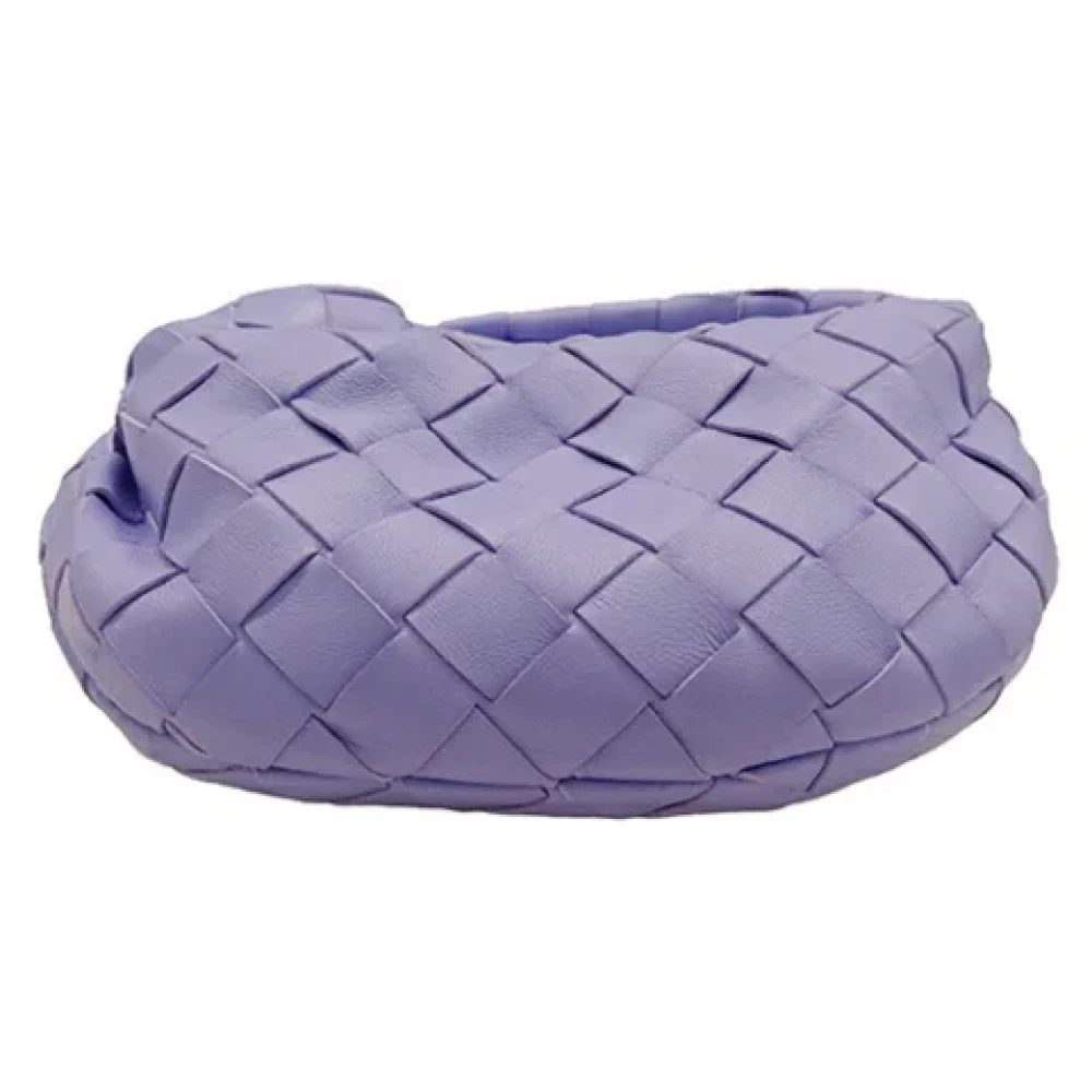 Bottega Veneta Vintage Pre-owned Leather handbags Purple Dames