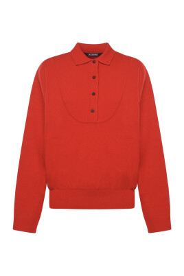 pull-en-cachemire-rouge-col-cotele