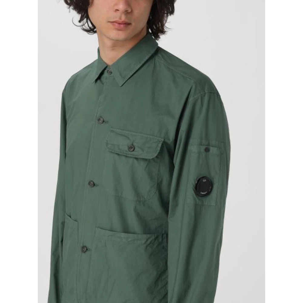 C.P. Company Groene Overhemden voor Mannen Green Heren