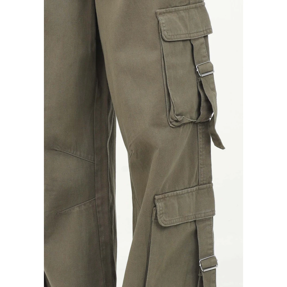 Only Cargo Jeans in Camo Groen Green Dames