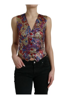 floral-jacquard-button-waistcoat-vest