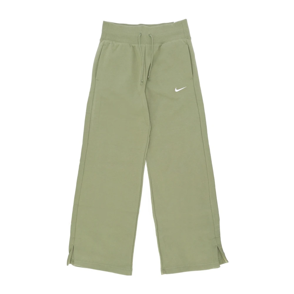 Nike Phoenix Fleece Wide-Leg Pant Green Dames