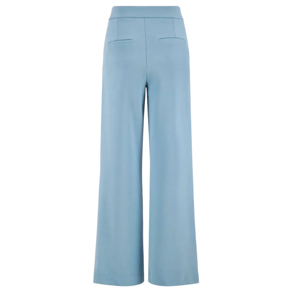 Zusss Rekbare Grijsblauwe Broek Blue Dames