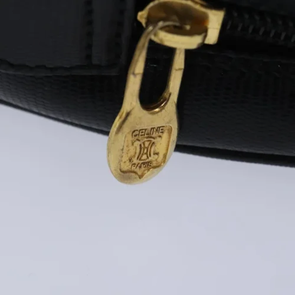 Celine Vintage Pre-owned Leather clutches Black Dames