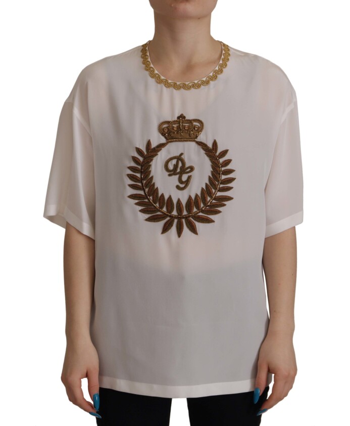 blouse-en-soie-doree-avec-couronne-en-cristal