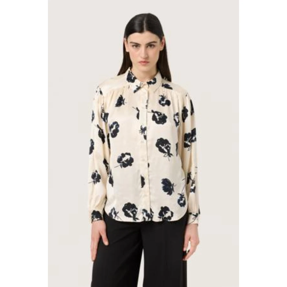Soaked in Luxury Erwina Ebba Shirt Multicolor Dames
