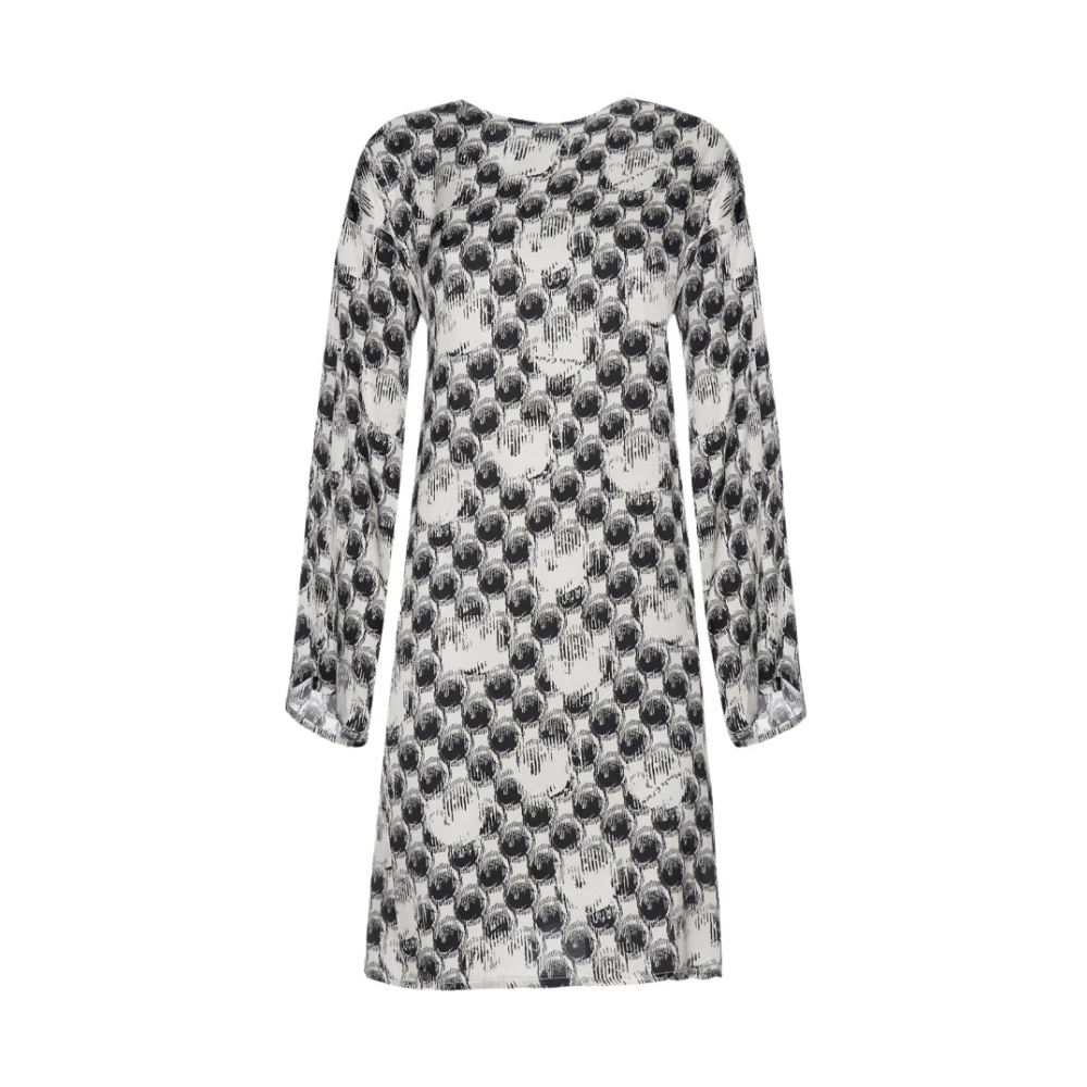 Manila Grace Midi Jurk Art. A253Vs Gray Dames