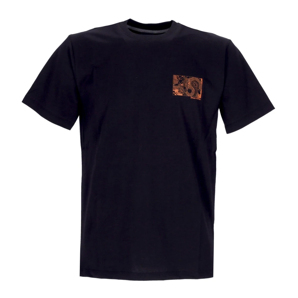 Dolly Noire Heren Rood Blauw Zwart T-shirt Black Heren