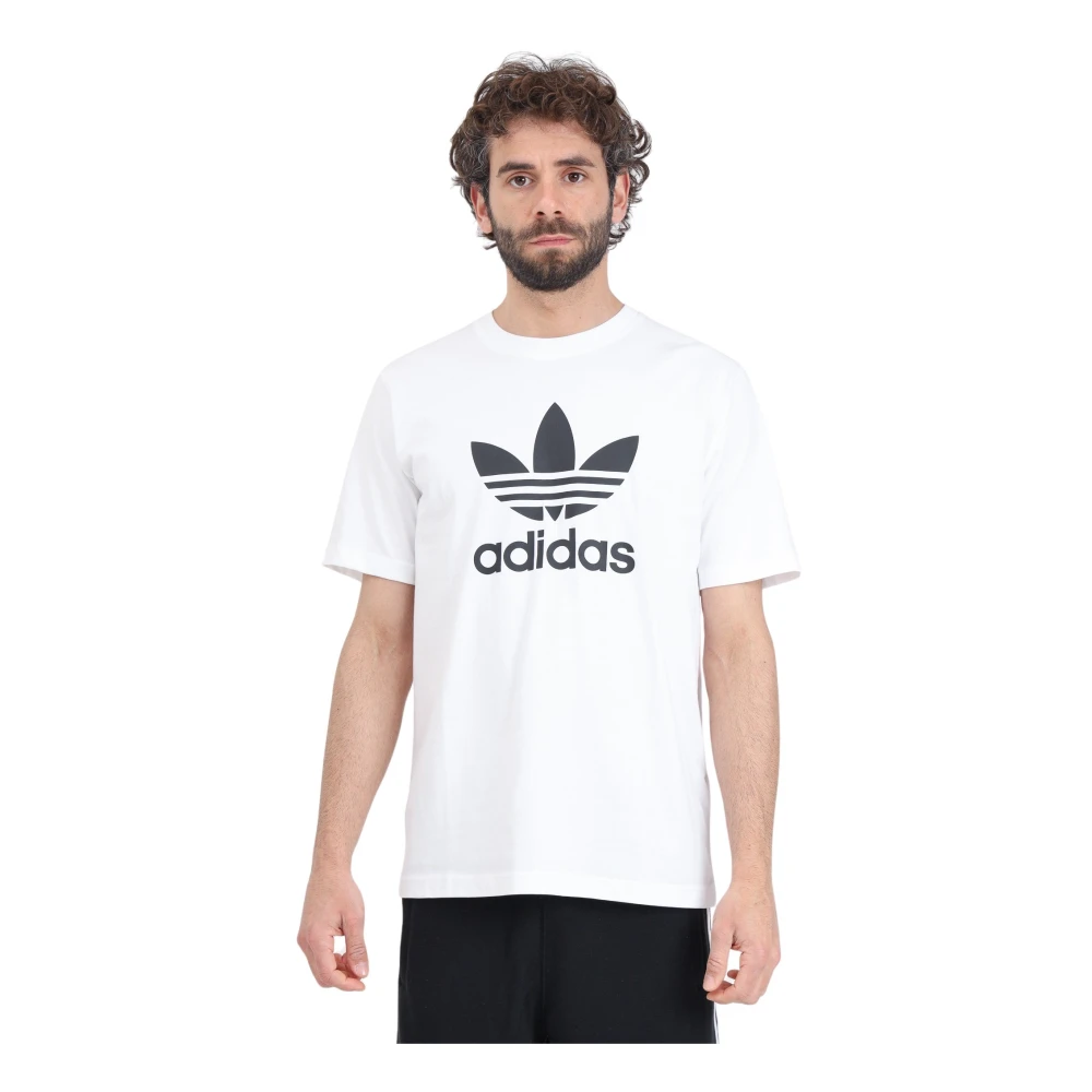Adidas Originals T-shirt met labelprint model 'TREFOIL'