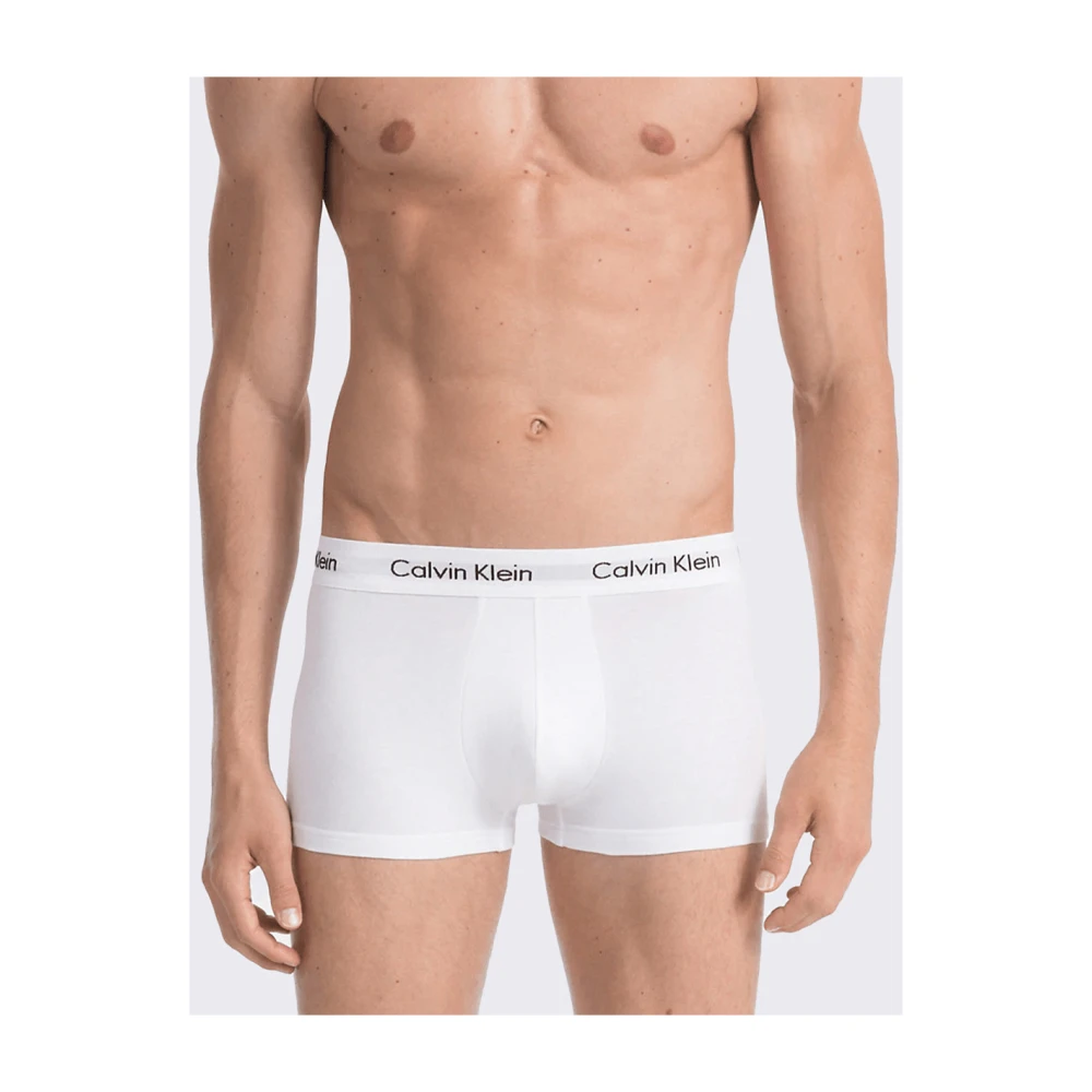 Calvin Klein 3-Pack Sportieve Zwarte Trunks White Heren