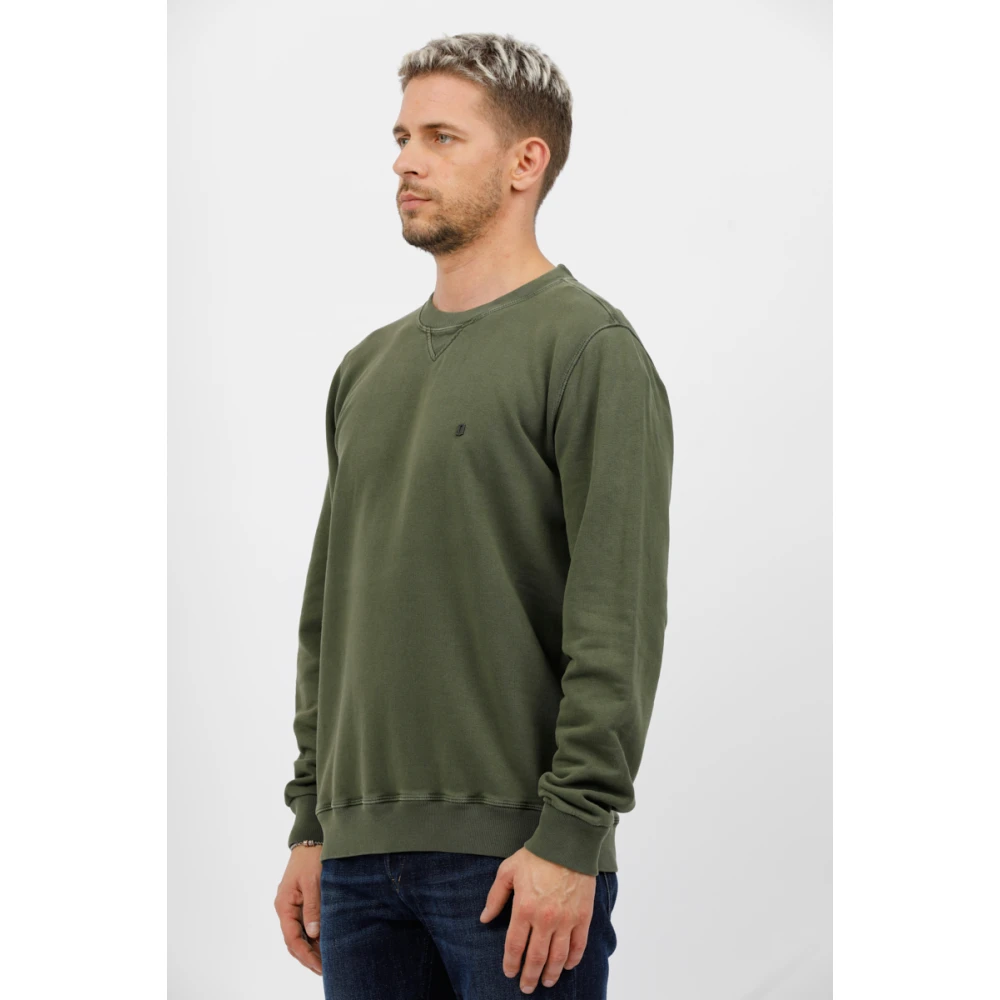 Dondup Logo Crewneck Sweatshirt Green Heren