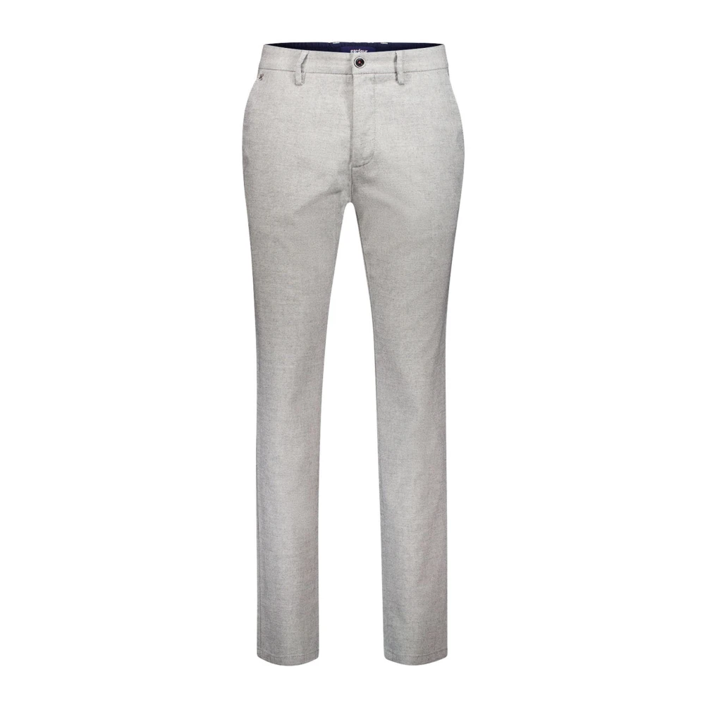 Gardeur Katoenen Grijze Broek Gray Heren