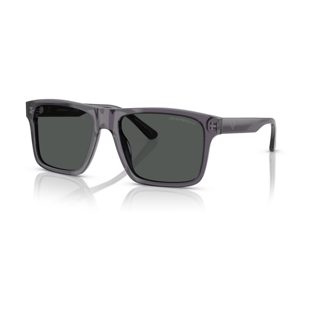 Emporio Armani Men's Dark/Grey Smoke Sunglasses