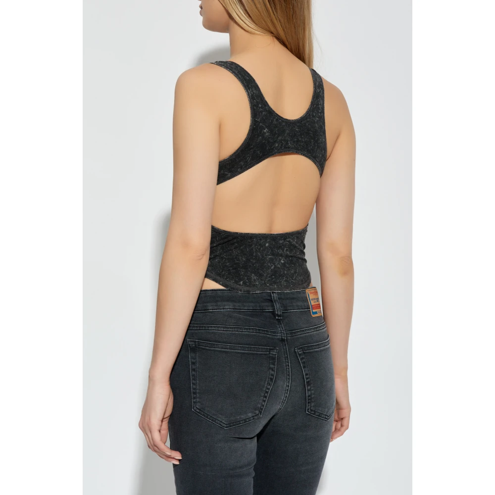 Diesel Mouwloze top T-Avena-P1 Gray Dames